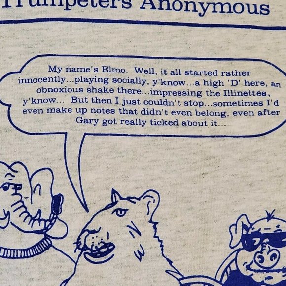 Vintage University Of Illinois Marching Band Shirt - Picture 6 of 11